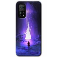 Xiaomi Mi 10T Kılıf HD- Wanderer Silhouette Desen Baskılı Arka Kapak