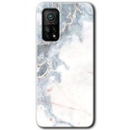Xiaomi Mi 10T Kılıf - White Marble HD Desen Baskılı Arka Kapak