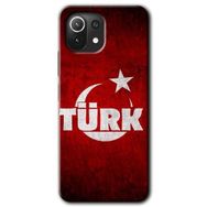 Xiaomi Mi 11 Ayyıldız Türk Baskılı Uyumlu Silikon Kılıf