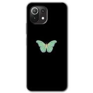 Xiaomi Mi 11 Butterfly Tree Baskılı Uyumlu Silikon Kılıf