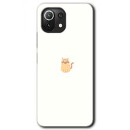 Xiaomi Mi 11 Cat Minimalism Baskılı Uyumlu Silikon Kılıf