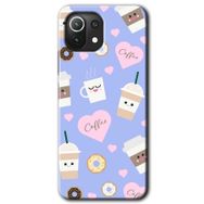 Xiaomi Mi 11 Coffee Cake Baskılı Uyumlu Silikon Kılıf