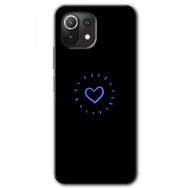 Xiaomi Mi 11 Heart Strokes Baskılı Uyumlu Silikon Kılıf
