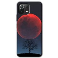 Xiaomi Mi 11 Kanlı Ay Baskılı Uyumlu Silikon Kılıf