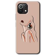 Xiaomi Mi 11 Lite Hd Desen Baskılı Çizim Silüet Arka Kapak Kılıf