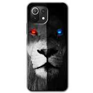 Xiaomi Mi 11 Lite Hd Desen Baskılı Fire and Ice Lion Arka Kapak Kılıf