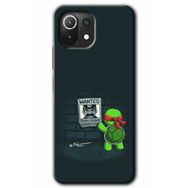 Xiaomi Mi 11 Lite Hd Desen Baskılı Kaplumbağa Avcısı Arka Kapak Kılıf