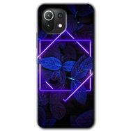Xiaomi Mi 11 Lite Hd Desen Baskılı Mekanik Yaprak 5 Arka Kapak Kılıf