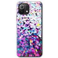 Xiaomi Mi 11 Lite Hd Desen Baskılı Mosaic Fragments Colorfull Arka Kapak Kılıf