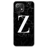 Xiaomi Mi 11 Lite Hd Desen Baskılı Siyah Mermer Desenli Y Harfi Arka Kapak Kılıf