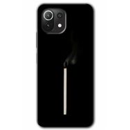 Xiaomi Mi 11 Lite Hd Desen Baskılı Sönmüş Kibrit Arka Kapak Kılıf