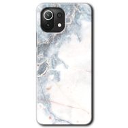 Xiaomi Mi 11 Lite Hd Desen Baskılı White Marble Arka Kapak Kılıf