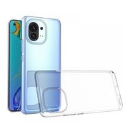 Xiaomi Mi 11 Lüx Şeffaf Silikon Cep Telefonu Kılıfı