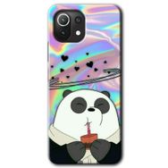 Xiaomi Mi 11 Milkshake Panda Baskılı Uyumlu Silikon Kılıf