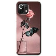 Xiaomi Mi 11 Retro Gül Baskılı Uyumlu Silikon Kılıf