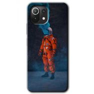 Xiaomi Mi 11 Smoke Astronot Baskılı Uyumlu Silikon Kılıf