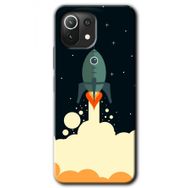 Xiaomi Mi 11 Space Smoke Baskılı Uyumlu Silikon Kılıf
