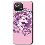 Xiaomi Mi 11 Unicorn Pembe Baskılı Uyumlu Silikon Kılıf