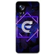 Xiaomi Mi 12 Dark Neon Yaprak G Harfi Baskılı Uyumlu Silikon Kılıf