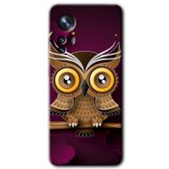 Xiaomi Mi 12 Owl Bird Branch Baskılı Uyumlu Silikon Kılıf