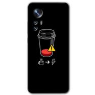 Xiaomi Mi 12 Pro Coffee Battery Baskılı Uyumlu Silikon Kılıf