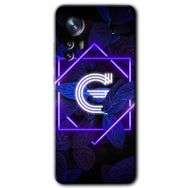 Xiaomi Mi 12 Pro Dark Neon Yaprak G Harfi Baskılı Uyumlu Silikon Kılıf