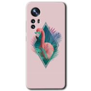 Xiaomi Mi 12 Pro Flamingo Baskılı Uyumlu Silikon Kılıf
