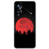 Xiaomi Mi 12 Pro Kanlı Ay Baskılı Uyumlu Silikon Kılıf