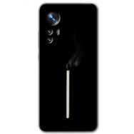 Xiaomi Mi 12 Pro Sönmüş Kibrit Baskılı Uyumlu Silikon Kılıf