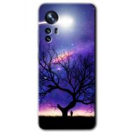 Xiaomi Mi 12 Pro Uzay Silüet Baskılı Uyumlu Silikon Kılıf