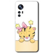 Xiaomi Mi 12 Sevimli Kedi Baskılı Uyumlu Silikon Kılıf