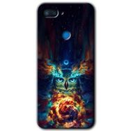 Xiaomi Mi 8 Lite Ballı Baykuş Baskılı Uyumlu Silikon Kılıf