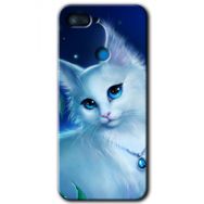 Xiaomi Mi 8 Lite Cat Glance Baskılı Uyumlu Silikon Kılıf