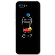 Xiaomi Mi 8 Lite Coffee Battery Baskılı Uyumlu Silikon Kılıf