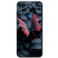 Xiaomi Mi 8 Lite Dark Butterfly Baskılı Uyumlu Silikon Kılıf