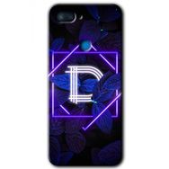 Xiaomi Mi 8 Lite Dark Neon Yaprak D Harfi Baskılı Uyumlu Silikon Kılıf