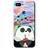 Xiaomi Mi 8 Lite Milkshake Panda Baskılı Uyumlu Silikon Kılıf