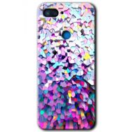Xiaomi Mi 8 Lite Mosaic Fragments Colorfull Baskılı Uyumlu Silikon Kılıf