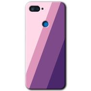 Xiaomi Mi 8 Lite Oblique Baskılı Uyumlu Silikon Kılıf