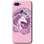 Xiaomi Mi 8 Lite Unicorn Pembe Baskılı Uyumlu Silikon Kılıf