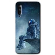 Xiaomi Mi 9 Astronot Yalnızlığı Baskılı Uyumlu Silikon Kılıf