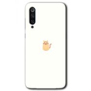 Xiaomi Mi 9 Cat Minimalism Baskılı Uyumlu Silikon Kılıf