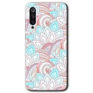 Xiaomi Mi 9 Çin Mandala 1 Baskılı Uyumlu Silikon Kılıf