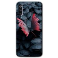 Xiaomi Mi 9 Dark Butterfly Baskılı Uyumlu Silikon Kılıf
