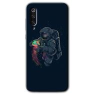Xiaomi Mi 9 SE Astronot Kıyafeti Baskılı Uyumlu Silikon Kılıf