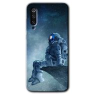 Xiaomi Mi 9 SE Astronot Yalnızlığı Baskılı Uyumlu Silikon Kılıf