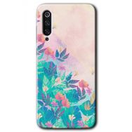 Xiaomi Mi 9 SE Çizim Yapraklar Baskılı Uyumlu Silikon Kılıf