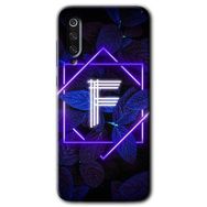Xiaomi Mi 9 SE Dark Neon Yaprak F Harfi Baskılı Uyumlu Silikon Kılıf