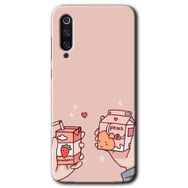 Xiaomi Mi 9 SE Meyveli Süt Baskılı Uyumlu Silikon Kılıf