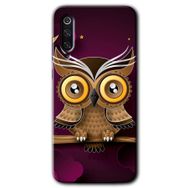 Xiaomi Mi 9 SE Owl Bird Branch Baskılı Uyumlu Silikon Kılıf